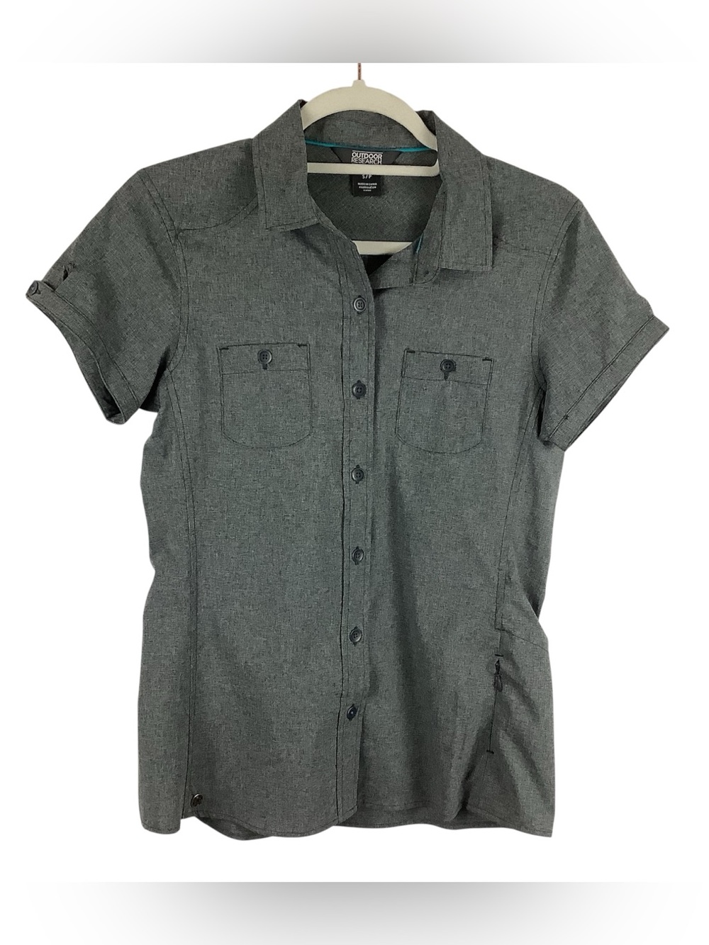 Outdoor Research Grey Women’s Reflection Short Sleeve Top Size Small